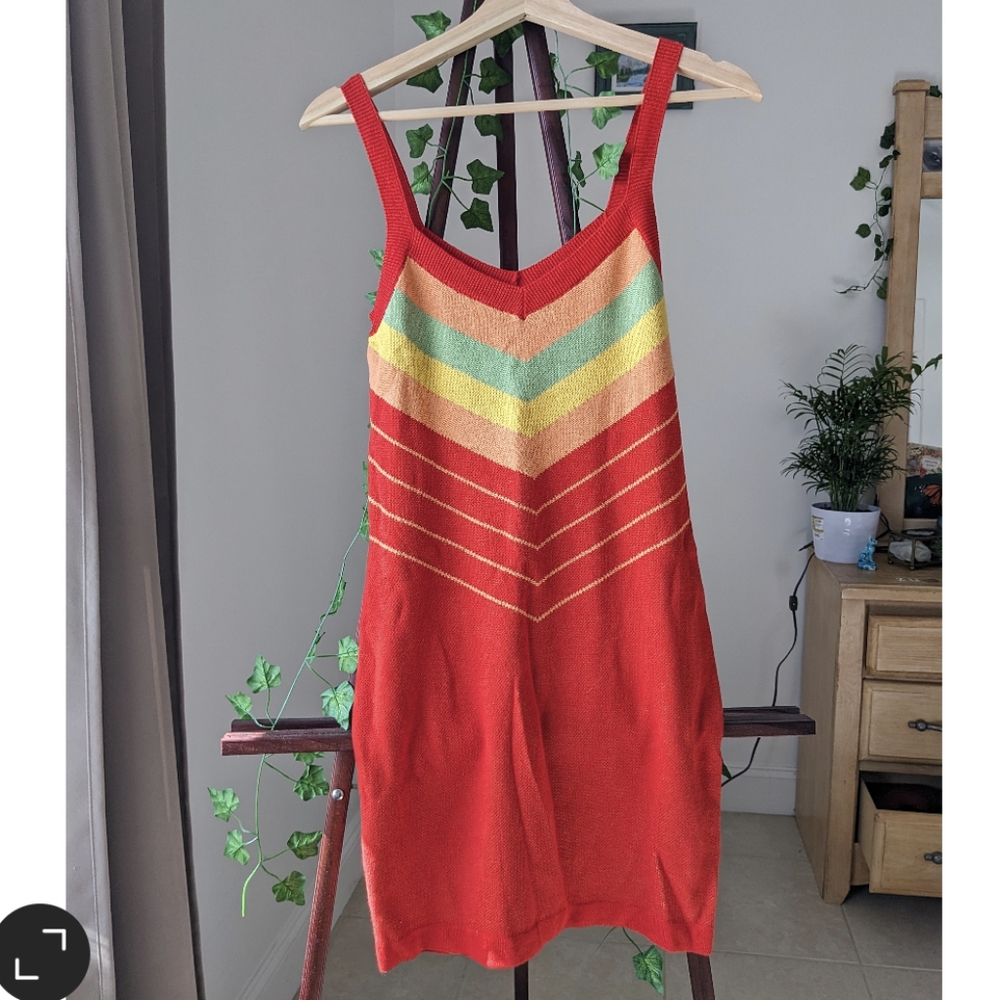 Vintage Style Knit Dress